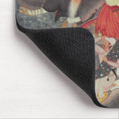 川ガンジス川を交差させる皇帝Akbar マウスパッド (コーナー)