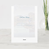 川クール瀬の梅雨風景 カード (裏面)