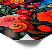 川サイケデリック4の風景 ポスター (コーナー)