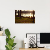 川サンセットフォトポスター ポスター (ホームオフィス)