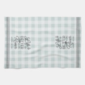 川パーソナライズされたの方が命が好い キッチンタオル (横)