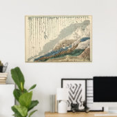 川ビクトリアン山の絵図 ポスター (ホームオフィス)