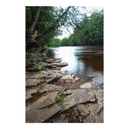 川フラットロック フォトプリント           