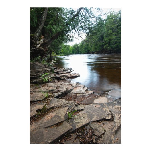 川フラットロック フォトプリント            (正面)