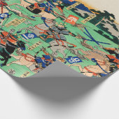 川中島の合戦 ラッピングペーパー (角)