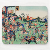 川中島合戦歌川国芳 マウスパッド (正面)