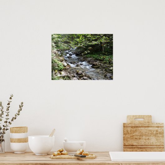 川写真ポスター ポスター (キッチン)