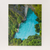 川原河浦川小田郷ニュージーランド。 ジグソーパズル (縦)