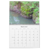 川及び流れ2012年 カレンダー (3月 2027)