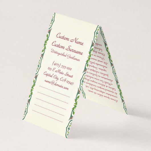 川口岡田光一新判官日本富士 名刺 (裏面)