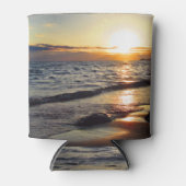 川合海からの夕日 缶クーラー (正面)