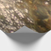 川小石擦り切れた茶色と灰色の自然抽象芸術 ウッドポスター (コーナー)