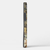 川小石擦り切れた茶色と灰色の自然抽象芸術 Case-Mate iPhoneケース (裏面 / 右)