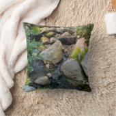 川岩林の蒸気写真 クッション (ブランケット)