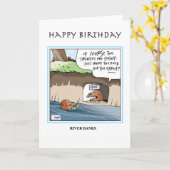 川岸グリーティングカード カード (黄色い花)