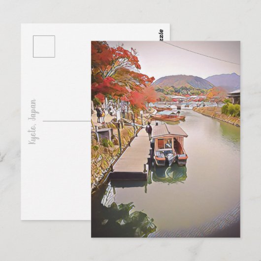 川岸京都 ポストカード (正面/裏面)