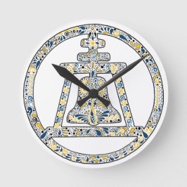 川岸、カリフォルニア-捧げ物 ラウンド壁時計