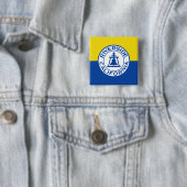 川岸、カリフォルニア、米国は印を付けます 缶バッジ (インサイチュ)