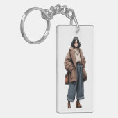 川島 陽菜 (川島春菜) キーホルダー (正面左)