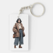 川島 陽菜 (川島春菜) キーホルダー (裏面)