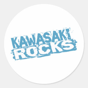 川崎ロックステッカー ラウンドシール
