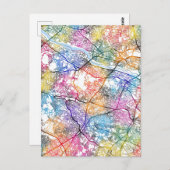 川崎市の地図 ポストカード (正面/裏面)