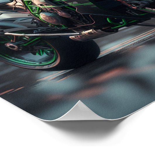 川崎忍者H2R ポスター (角)