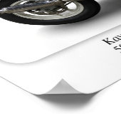 川崎GPZ 600R忍者バイク – A3サイズプリント ポスター (角)