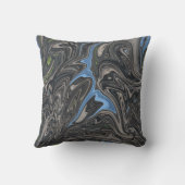 川抽象芸術絵画ズ |横最高の抽象芸術 クッション (裏面)