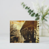 川橋を切る ポストカード (スタンド正面)