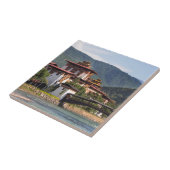 川沿いの仏教寺院 タイル (側面)