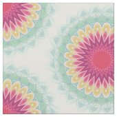 川沿いの曼荼羅 ファブリック (クローズアップ)