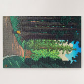 川瀬巴水による日本画「日光への道」 ジグソーパズル (横)