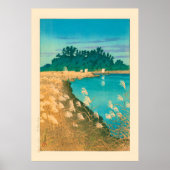 川瀬蓮井による市川晩秋 ポスター (正面)