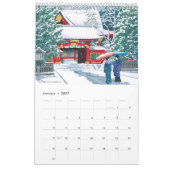 川瀬蓮居風景(M)カレンダー カレンダー (1月 2027)