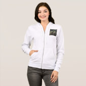 川疑問に思寄りの二羽の厚緑のカエル パーカ (正面フル)