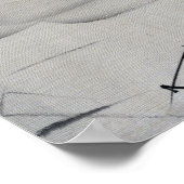 川端玉句小鳥と竹 ポスター (角)