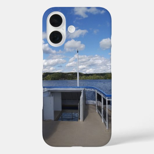 川船から見たコネチカット川 Case-Mate iPhoneケース (裏面)