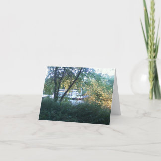 川船のメッセージカード カード