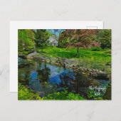 川走が通る。ニューイングランドUSA ポストカード (正面/裏面)