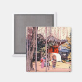 川越クールさくらんぼツリー吉田美術 マグネット (正面/裏面)