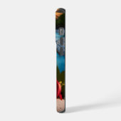 川辺のカレンのハート iPhoneケース (左側面)