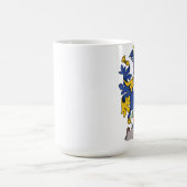 川辺の低地の家紋 コーヒーマグカップ (中央)