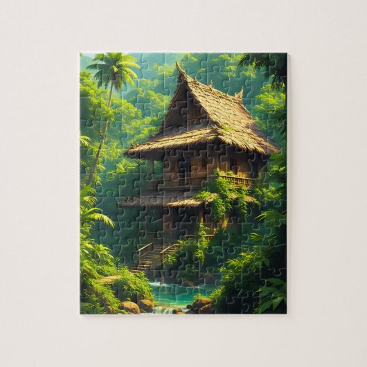 川辺の家 - A Riverside Home ジグソーパズル (縦)