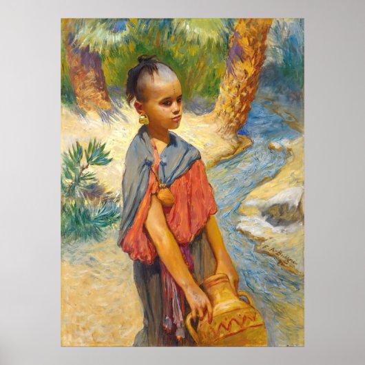 川辺の若い娘 ポスター (正面)