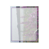 川辺の野の花 - オリジナル文房具 ノートパッド (回転)