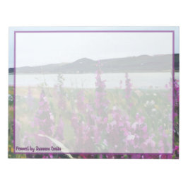 川辺の野の花 - オリジナル文房具 ノートパッド