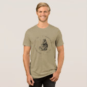 川辺の釣り人 トライブレンドＴシャツ (正面全面)