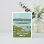 川道からのミシシ素晴らしッピー川 ポストカード (スタンド正面)