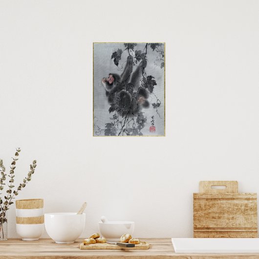 川鍋暁斎 ポスター (キッチン)